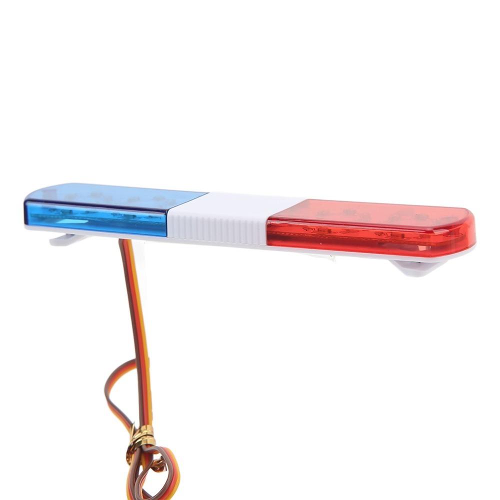 115mm Alarming Light Nine Flashing Modes Light Bar Lamp Alarming Flash Lamp  RC Car Accessories