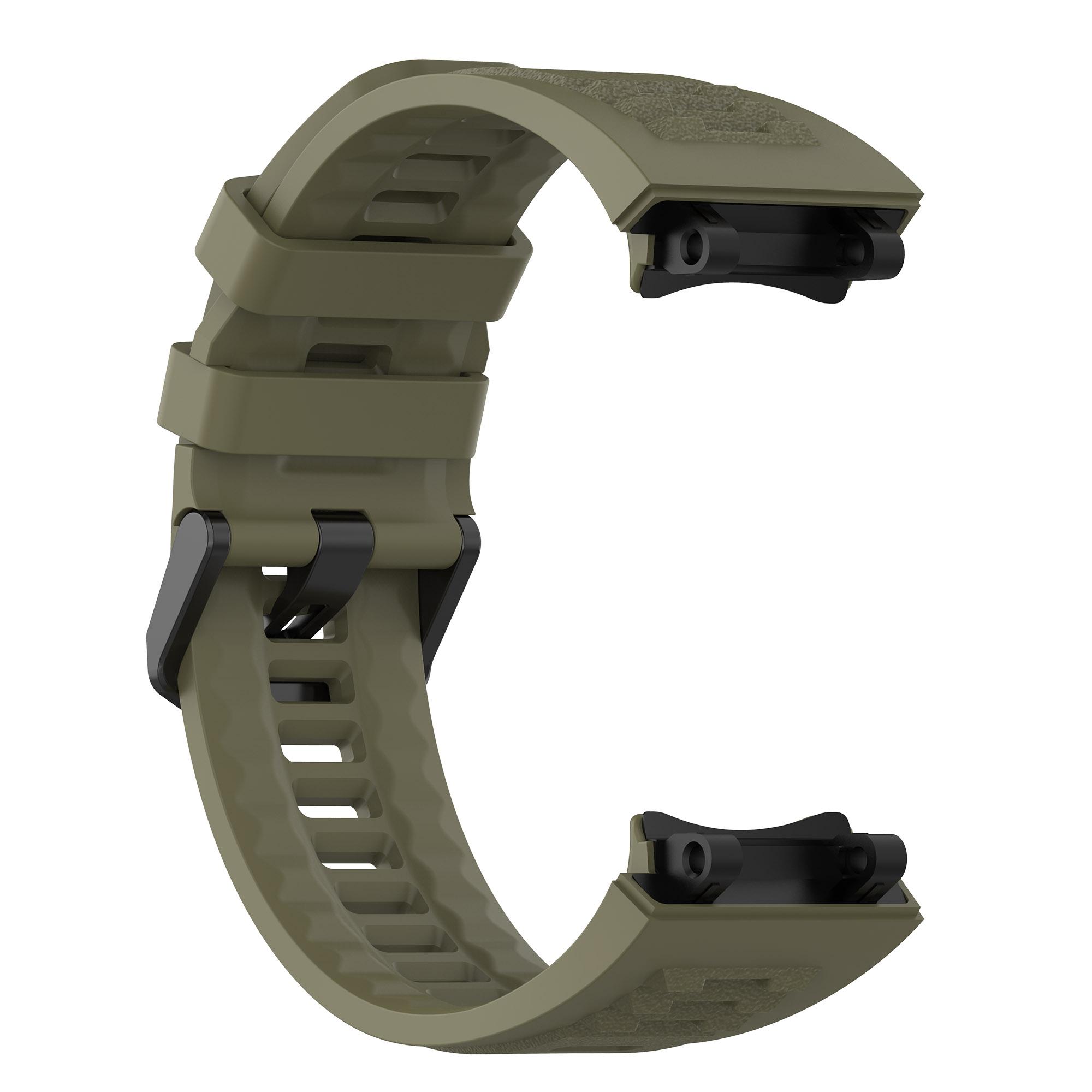 

For Huami Amazfit T-Rex 2 Replacement Strap Adjustable Silicone Watch Band Black