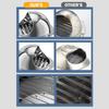 Wall Mount Exhaust Vent Cover 304  for 60mm 150mm Pipe Durable Outdoor Air Grille for Kitchen Workshop