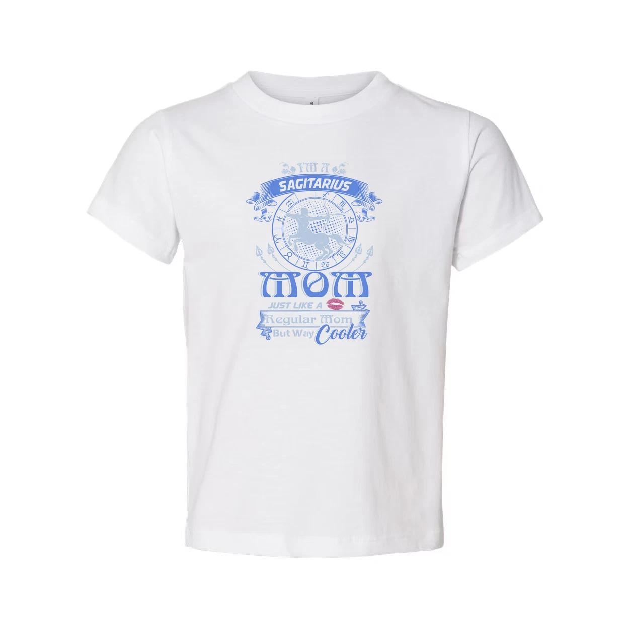 Sagittarius Mom Graphic Tee Unisex Zodiac Shirt With Quote Just Like A Regular M L
