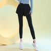 High-Waisted Fleece-Lined Yoga Pants for Women - Faux Two-Piece, Butt-Lifting, Slim Fit, Perfect for Autumn and Winter Fitness & Running
