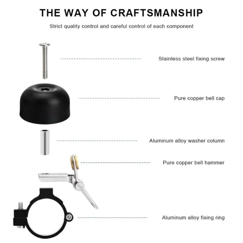 Cycling Horn Bike Handlebars Bells Replacement Mountain Bicycles Bells Road Bike Bells  Handlebar Horn Easy To Install