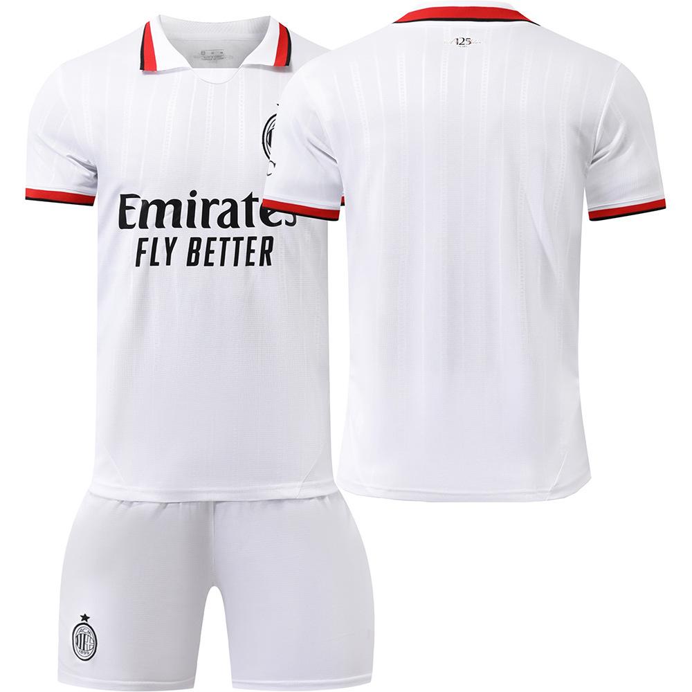 2526 Ac Away Football Jersey No. 9 10 Milan 11 Jersey Set, Team Jersey 16