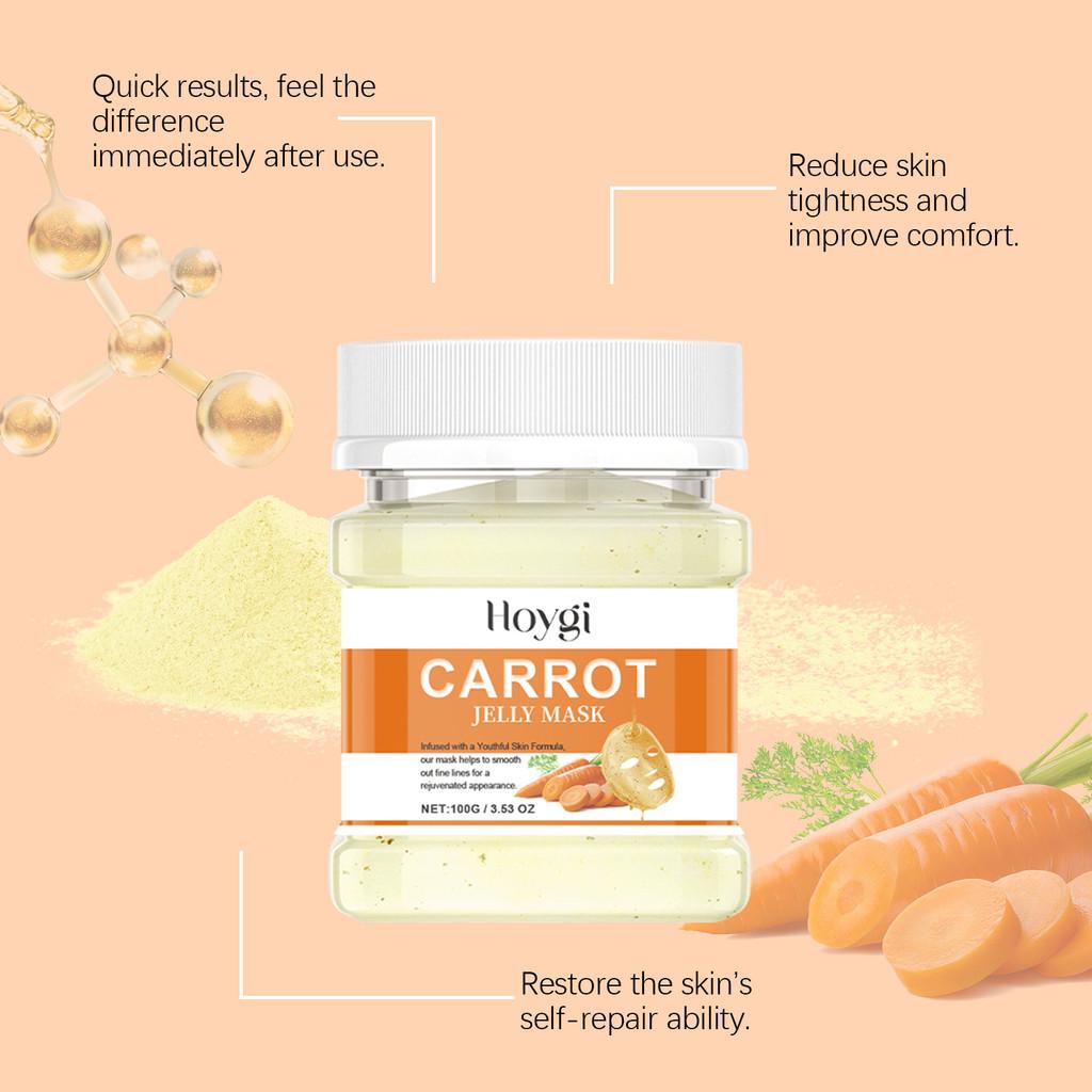 Hoygi Carrot Moisturizing Face Mask Powder For Gentle Hydration And Radiant Skin
