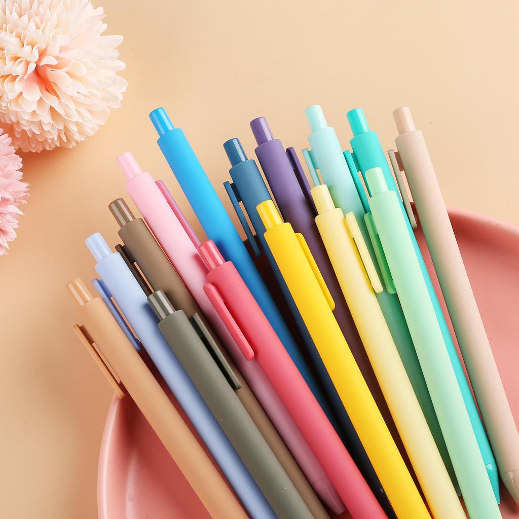 Macaron Press Gel Pen: Creative Candy-Colored Gel Pen for Students and Office Use