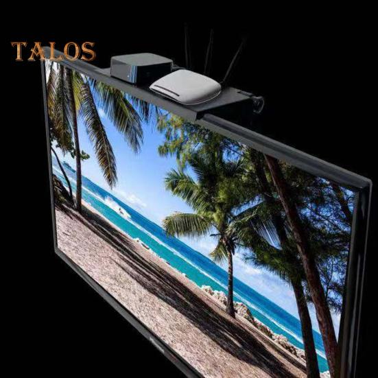 Raft TV Suport de depozitare pentru router Design puternic, care suportă sarcina, anti-alunecare, ușor de instalat Dormitor TV Raft superior Suport de agățat pe perete