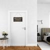 Chuniff 1 Piece Meeting In Progress Please Do Not Disturb Door Sign, Welcome Please Knock Double Sided Sign for Business, Meeting Room Sign for