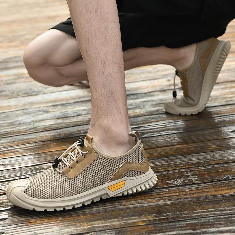 Fashion Men's Casual Style Sneakers Running Shoes Mesh Surface Refreshing Breathable Casual Flats New Arrival Non-Slip Walking Shoes