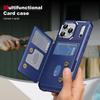 Flip Card Slot Wallet Leather Phone Case for IPhone Air 17 16 14 13 12 Pro Max 15 Plus 16E Stand Anti Drop Protective Cover