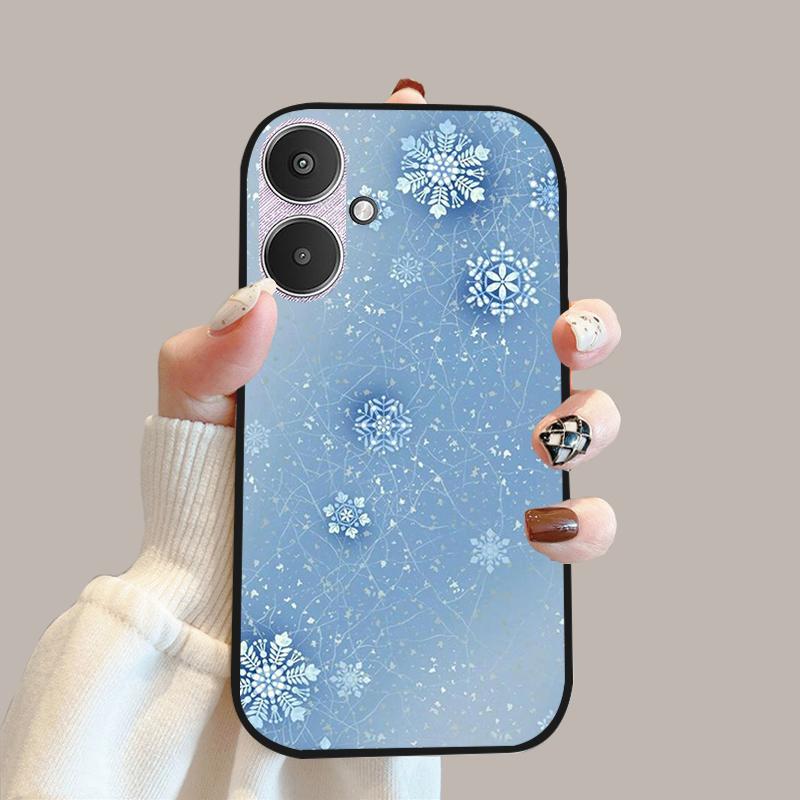 For Xiaomi Poco M6 5G Case 23128PC33I Silicone TPU Soft Phone Cover Cases For Redmi 13C 13R 5G Fashion Protective Fundas Shells
