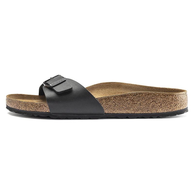 Birkenstock Madrid Slide Slippers Unisex Black Narrow 0040793 37