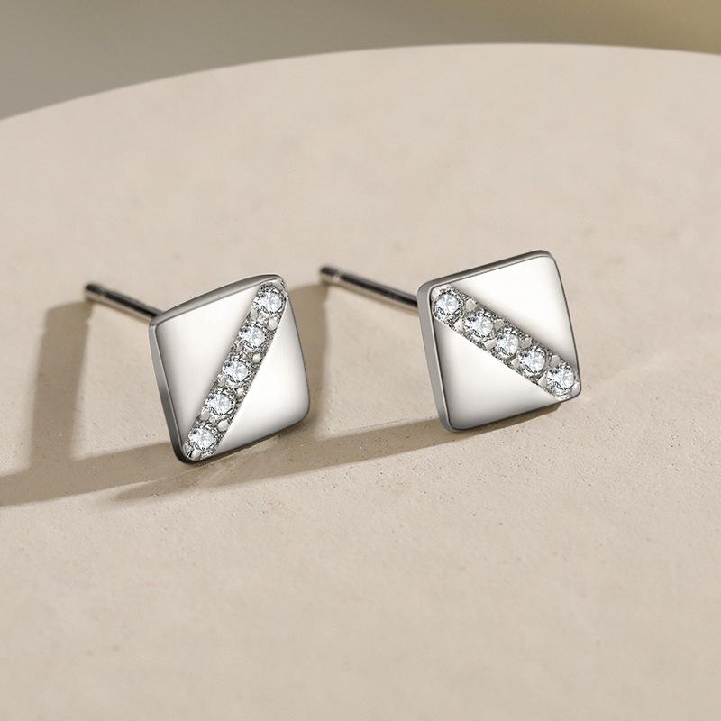 Tancise 925 Sterling Silver Zircon Earrings Drop Earrings For Women Wedding Party Gifts