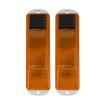 2pcs Solar Strobe Warning Light LED Warning Lamp High Bright Waterproof Light Control Flashing Bcon Barricade Construction   Traffic Light