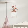 Switch Plate Stickers Cute Rabbit Flower Cartoon Wall Decor for Living Room Bedroom Self Adhesive Peel and Stick Removable Waterproof