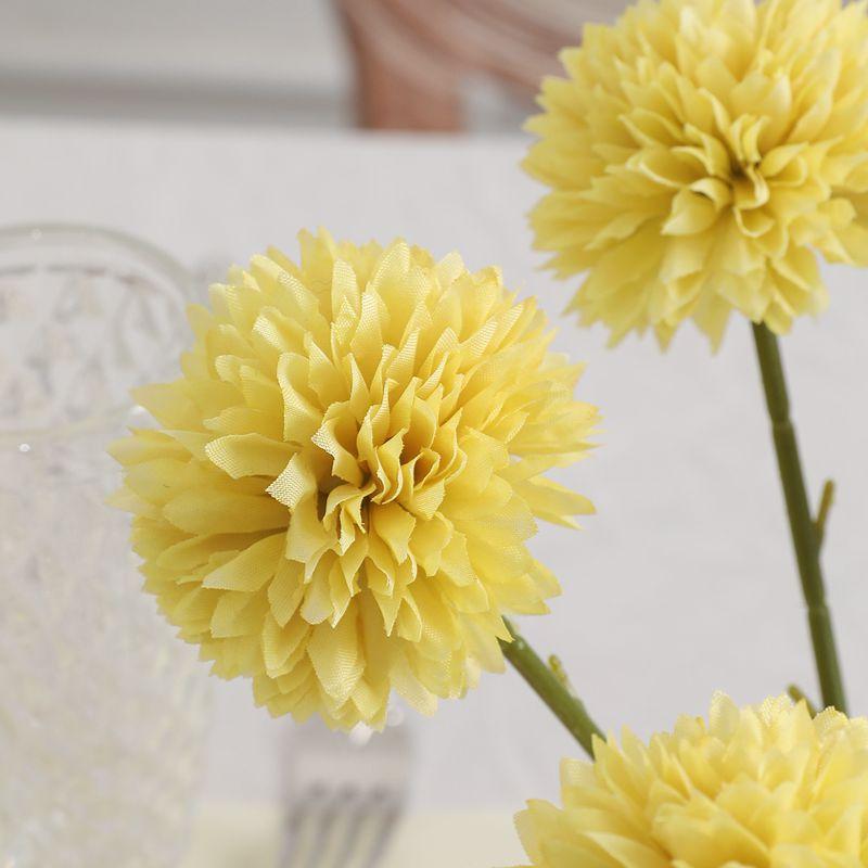 5Pcs Artificial Dandelion Flowers Fake Hydrangea Bouquet for Home Room Vase Decor Garden Party Wedding Bridal Christmas Ornament