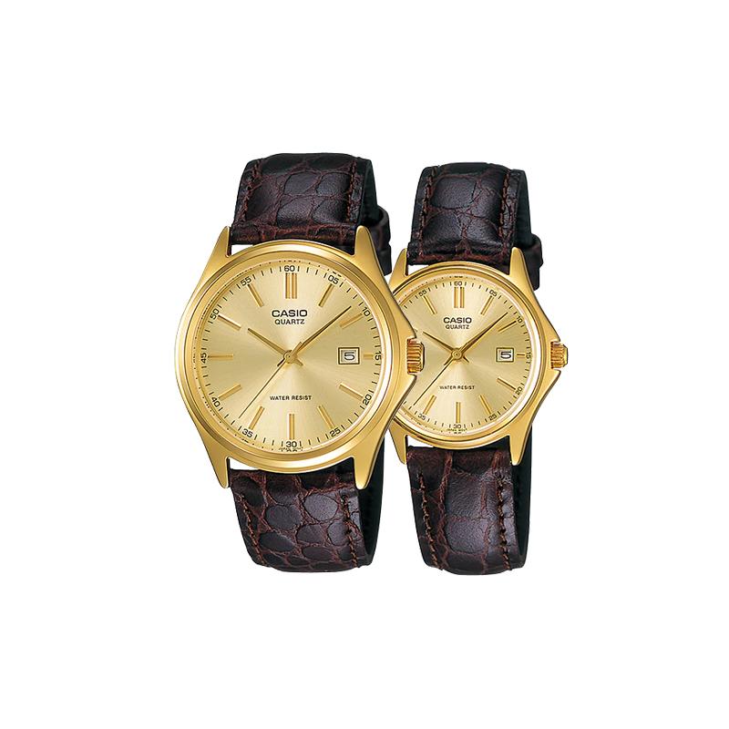 

Casio watch series-LTP 30 meters waterproof, quartz movement, leather strap, Japanese and Korean watch, same style for men MTP-1183Q-9ALTP-1183Q-9A золотой