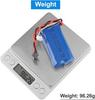 LiPo Battery 1500mAh 7.4V 2S | Compatible with RC Toys U12A, S033G, Q1, H101 | SM-2P Connector | Long Runtime | 67x19x37mm – 96g, Blue