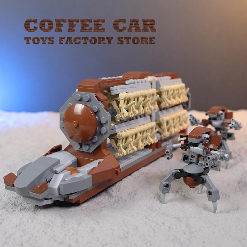 Star Plan Angriffsfahrzeug MOC Bausteine 3D Modell Roboter Kampf Raumschiff Blöcke DIY Puzzle Spielzeug Erwachsene Kinder Geburtstagsgeschenke