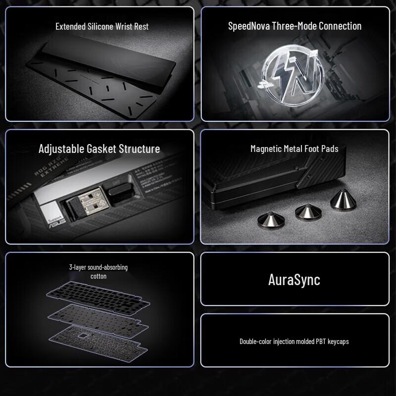 

ASUS ROG Azoth Extreme Wireless Mechanical Gaming Keyboard