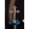 Crystal Cross Figurine for Home Decor, Table Top, Car , Gift Item, Religious Showpiece – Transparent Glass, Elegant Design, Spiritual Decoration