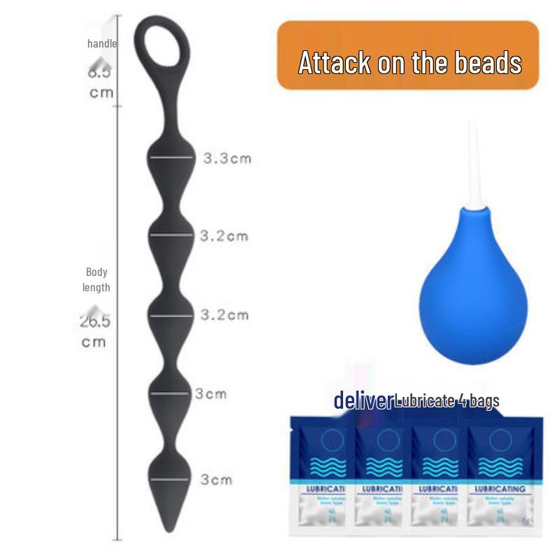 Versatile Extra-Long Anal Plugs: Large-Size Beaded Masturbators for Men and Women, Adult Toys