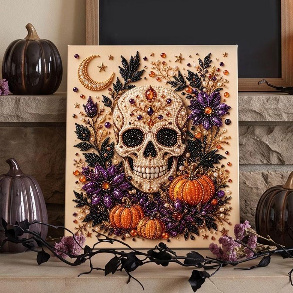 Halloweenowy Motyw Halloweenowy Duch Perłowa Sztuka Zestaw DIY Przyjazne Rękodzieło Malowanie Perłami Biuro