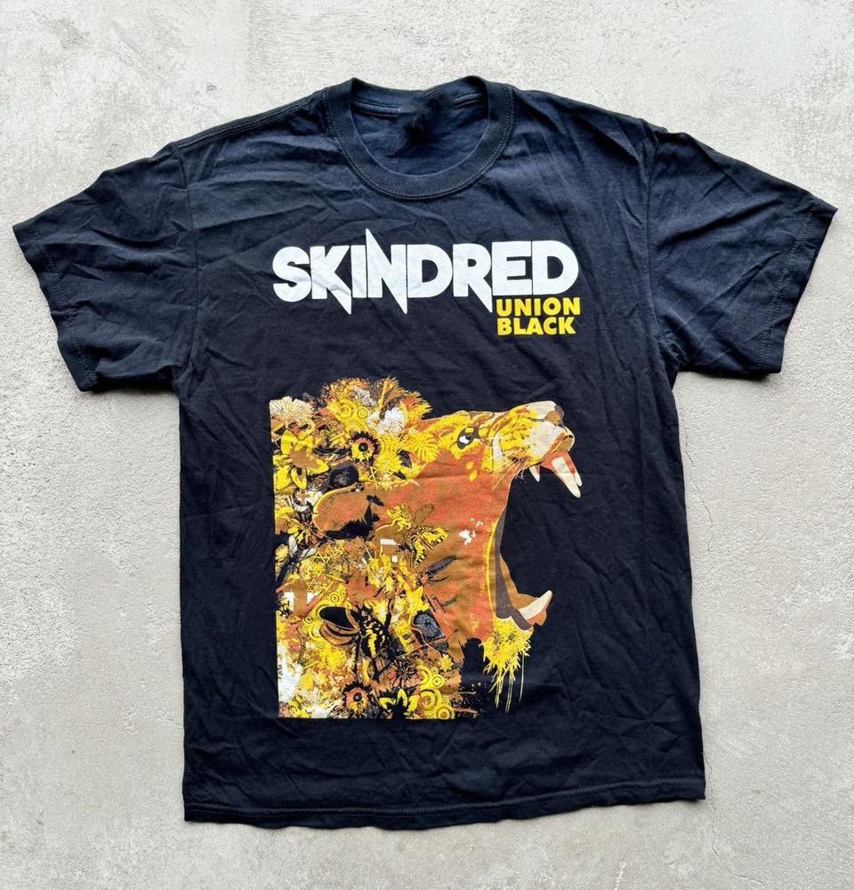 Skindred Union Black Punk Band Tour TSHIRT Full Size S to 5XL QT1073 Unisex T-Shirt XL