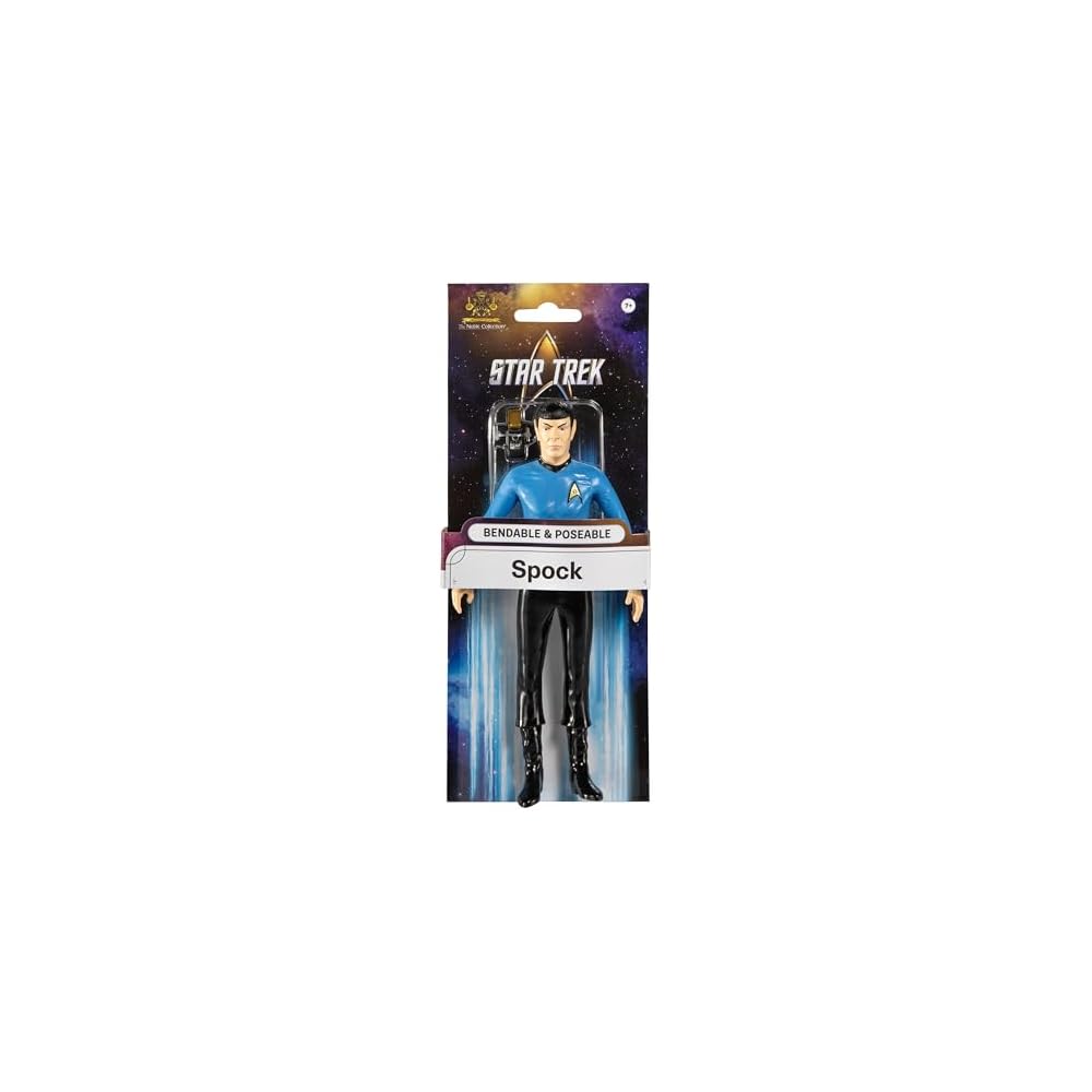 The Noble Collection Spock Bendable Figure Collectible Toy Star Trek 7 inches