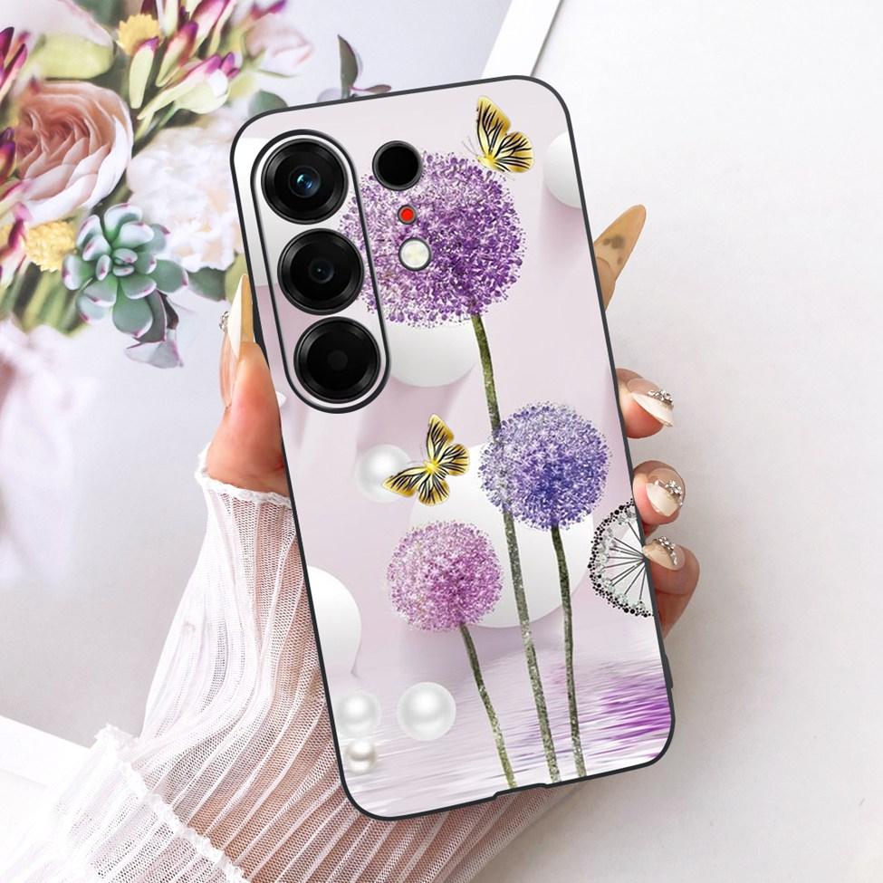 For Tecno CN5 Case For Tecno Camon 50 4G Cover Fashion Butterfly Cute Cat Cool Painted Soft Phone Casing For Techno Camon50 4G