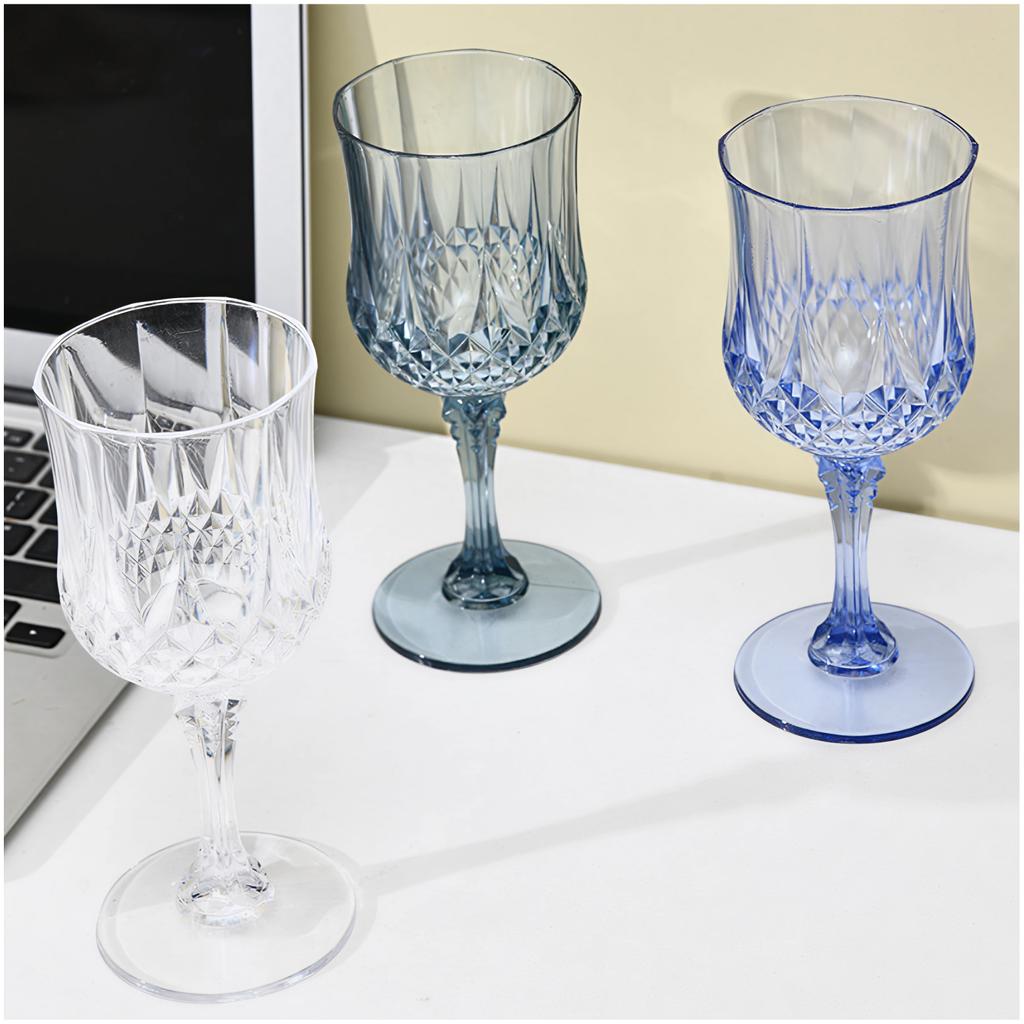 Acrylic  Goblet Birthday Gift Home Decoration Portable Modern Drinkware for Restaurant Wedding Anniversary Hotel Home