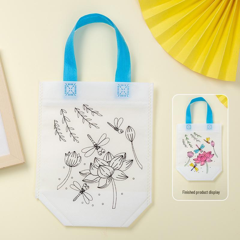 Eco-Friendly DIY Graffiti Tote Bag Kit for Kids