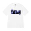 [2] Nuova t-shirt estiva a maniche corte da uomo e da donna blu navy cachi nero bianco t-shirt da uomo larga 270g