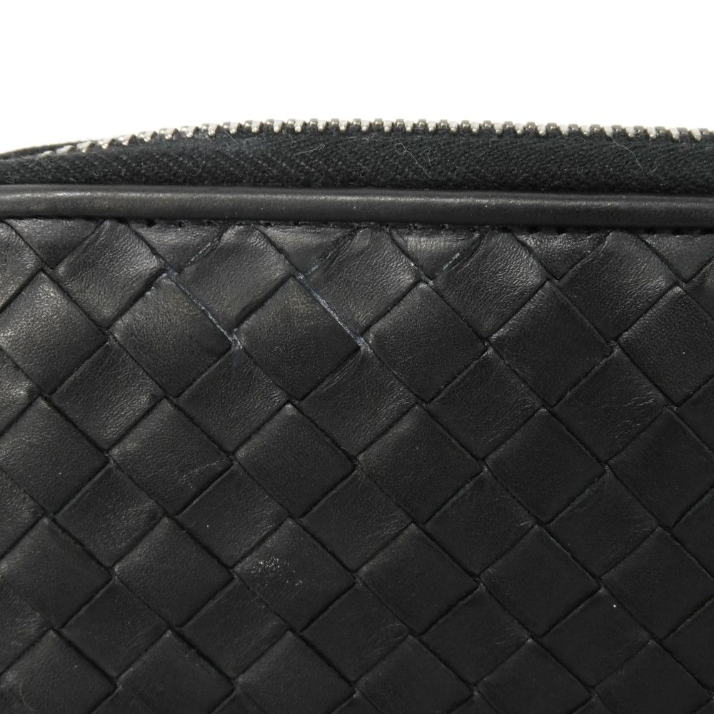 Used 11897 Organizer VN Document Case 169730 V4651 1000 7940 Black Travel Case Intrecciato Nero Men's from Japan