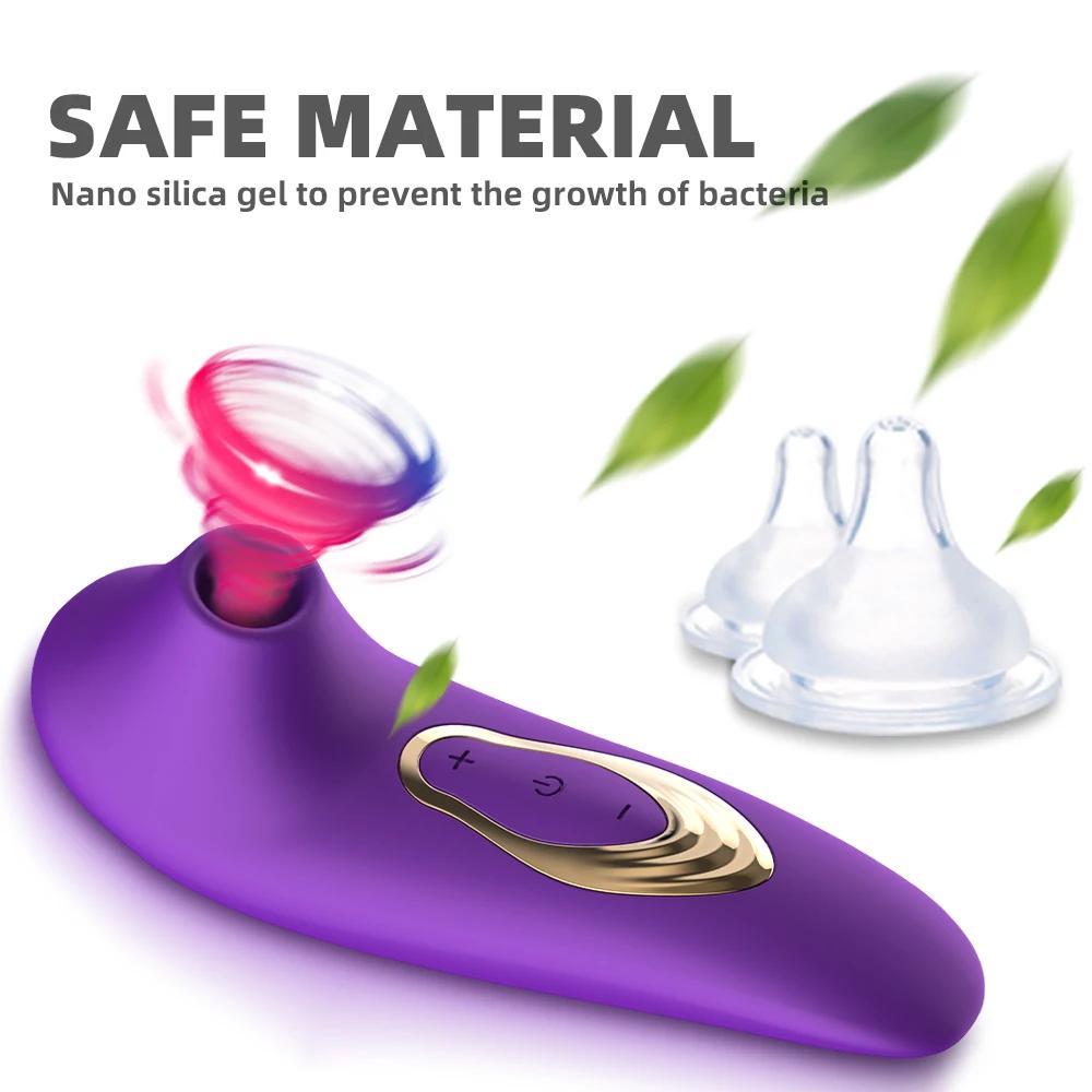 G Spot Sucking Clitoral Sucker Vibrator Nipple Clitoris Massage Stimulator Female Masturbator Erotic Sex Toy For Women Adult 18