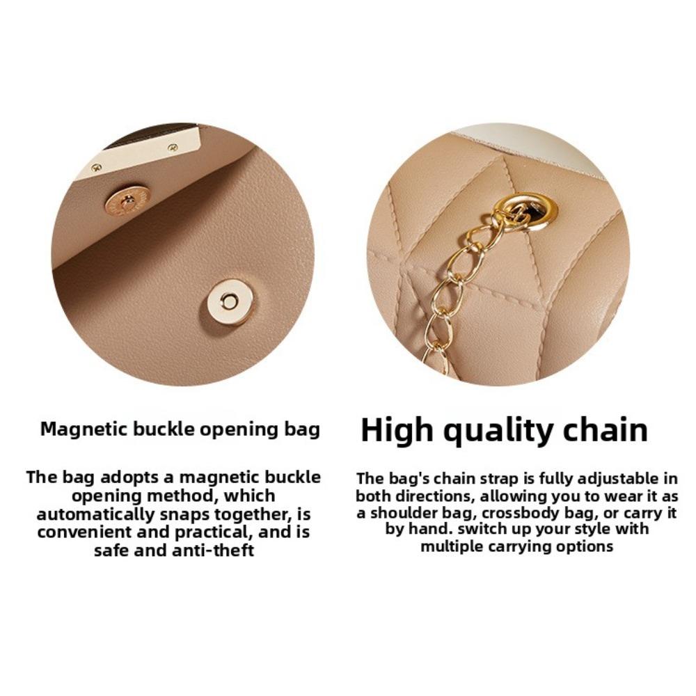 Trend Rhombus One Shoulder Crossbody Women's Bag Small Square Bag