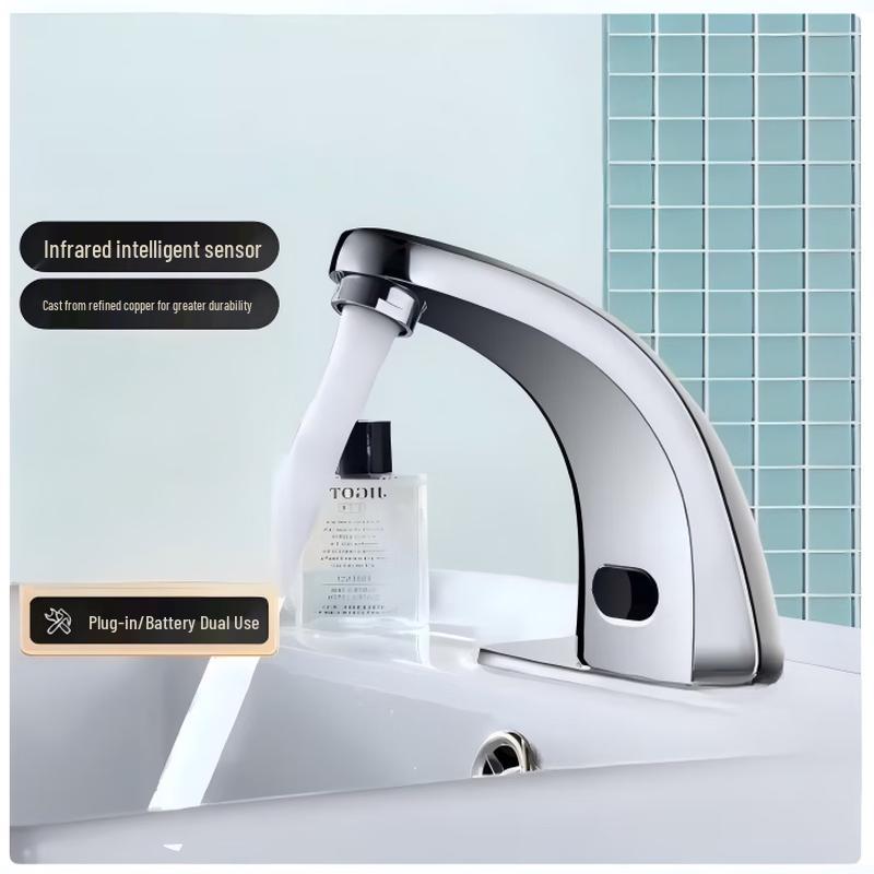 MINXI Automatic Infrared Sensor Single Cold Basin Faucet