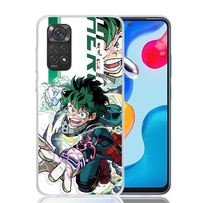 My Hero MHA Art Phone Case For Xiaomi Redmi Note 15 14 13 12S 12 Pro Plus 11S 11E 11 11T 10S 10 Art Soft Pattern Cover Redmi Not