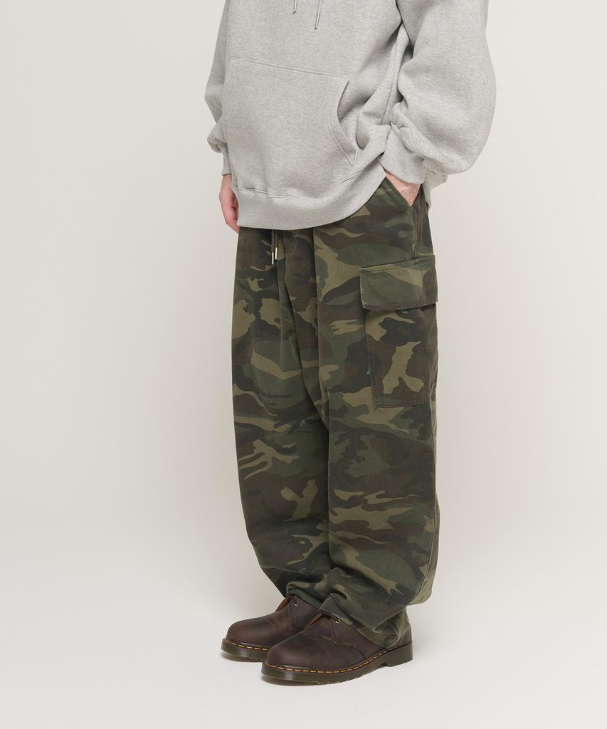CARGOBROS Camo Pattern Bio Balloon Pants (Khaki)