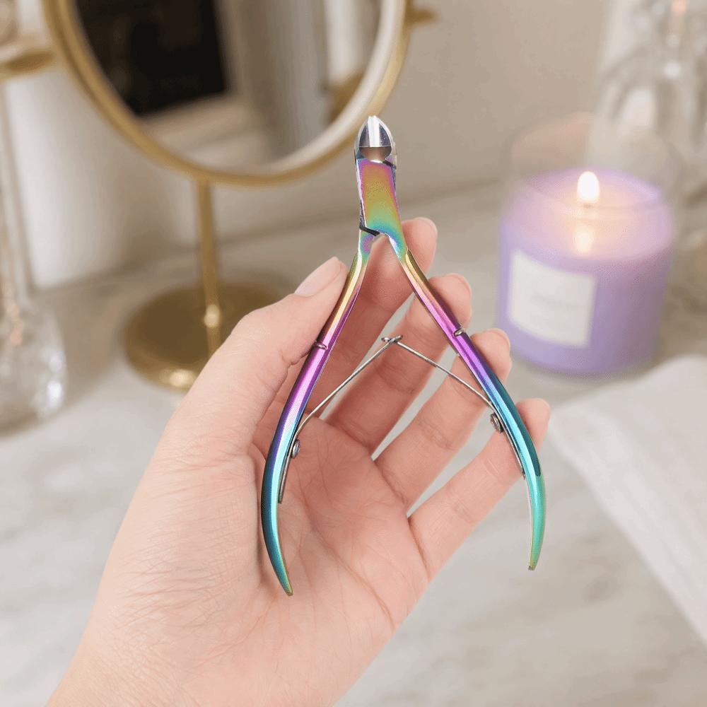Durable Cutter Stainless Steel Cuticle Scissors For Fingernails