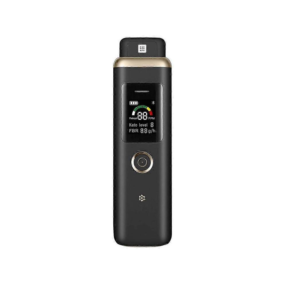 (Black) Professional Ketone Breath Analyzer High Accuracy Ketone Breath Meter Ketone Tester for You