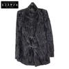ZELE-PARIS Black Lamb Fur Toggle Button Coat Coat Not Written blackUsed
