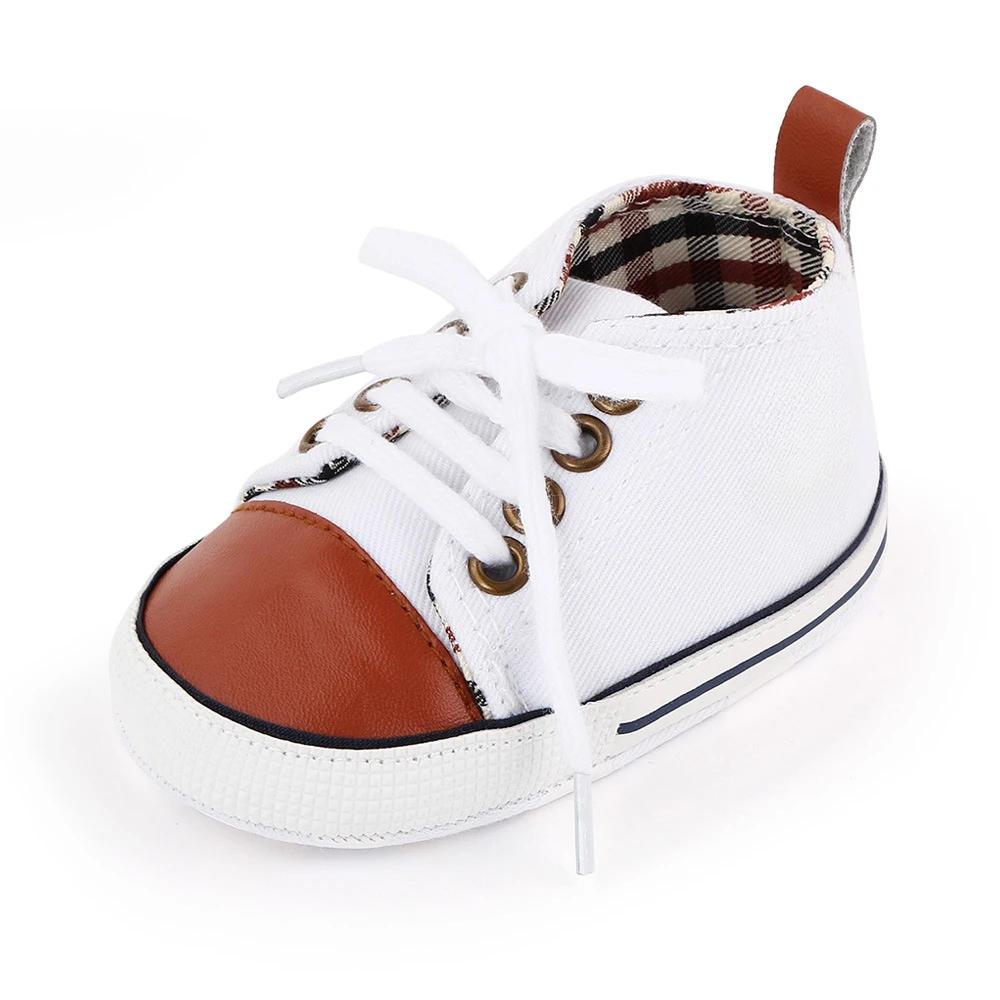 Sneakers classiche in tela per bambini Stampa per neonati Star Sports Neonati maschi Scarpe per primi camminatori Scarpe da bambino antiscivolo per neonati