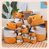 Adorable Yellow Capybara Plush Toy Perfect Cartoon Animal Pillow For Kids