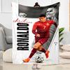 Ronaldo Manchester United Legacy Suitable blanket for offices, travel, living rooms also a good gift for friends and family Suitable for all seasons.