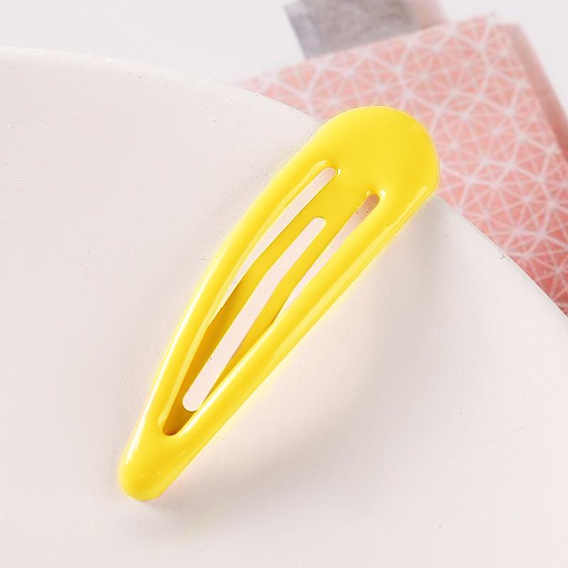 Korean Style Colorful Children's Hair Clips - Water Drop Candy Color BB Clips & Drip Oil Hairpins for Bangs
