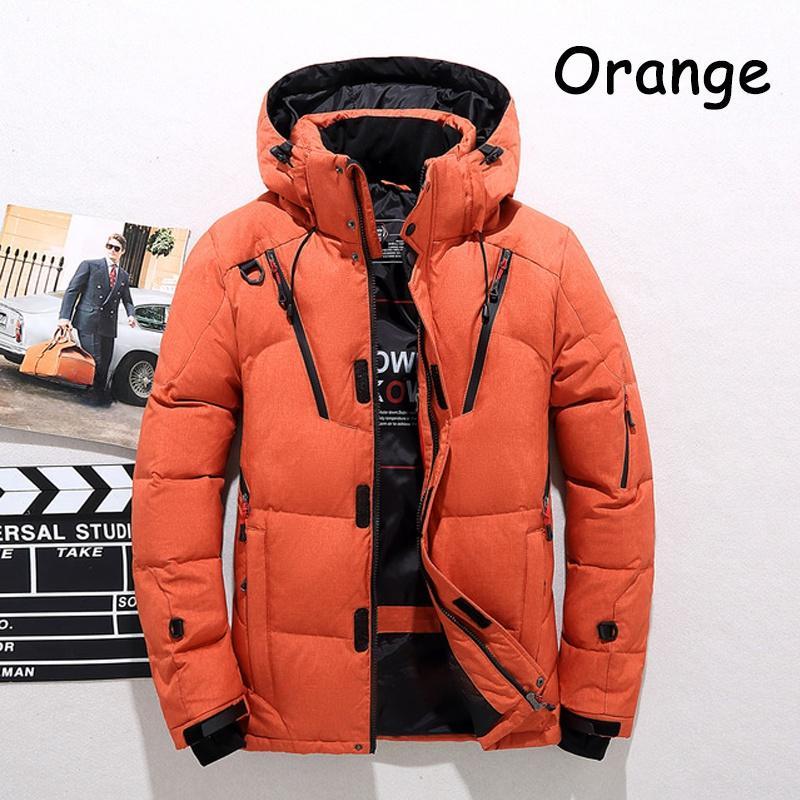 Ordina una tagliaAumenta, -30 ℃ Inverno Uomo Piumino spesso anatra Uomo Parka da neve Cappotto Piumino invernale caldo maschile Capispalla