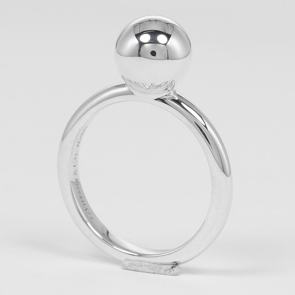 TIFFANY&Co. Hardware Ball Ring Silver925 #4.3(US Size) 2.7g Women Used