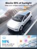 Sunshades For Tesla 2026 Model Y Juniper Launch Model 3 Highland Sunroof Ice Cloth Buckle Sun Roof Glass Skylight Accessories