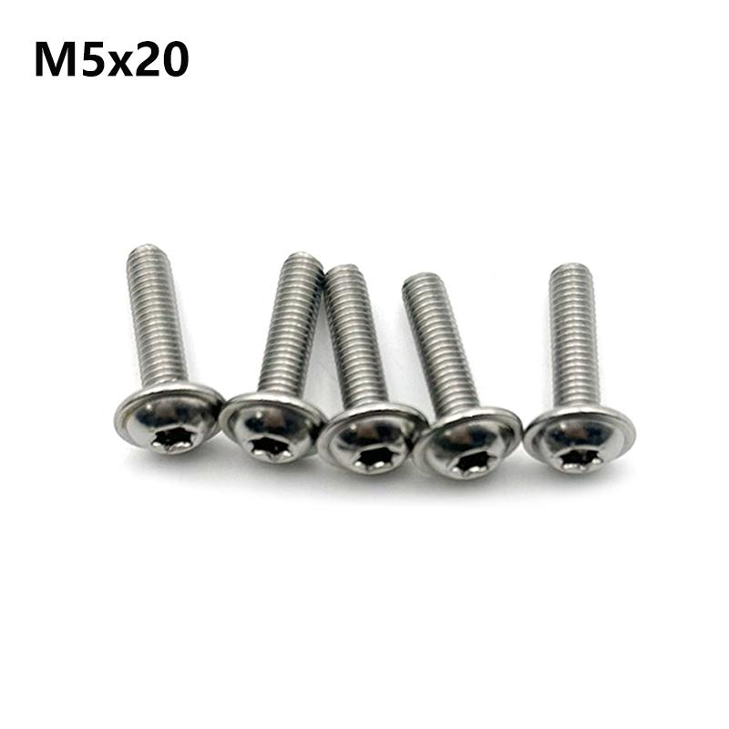 For BMW R1200GS R1200RT R1100GS S1000RR F650GS K1600GT F800GS R1100RS/RT R1150RT HP2 Motorcycle Shell Stainless Steel Screws