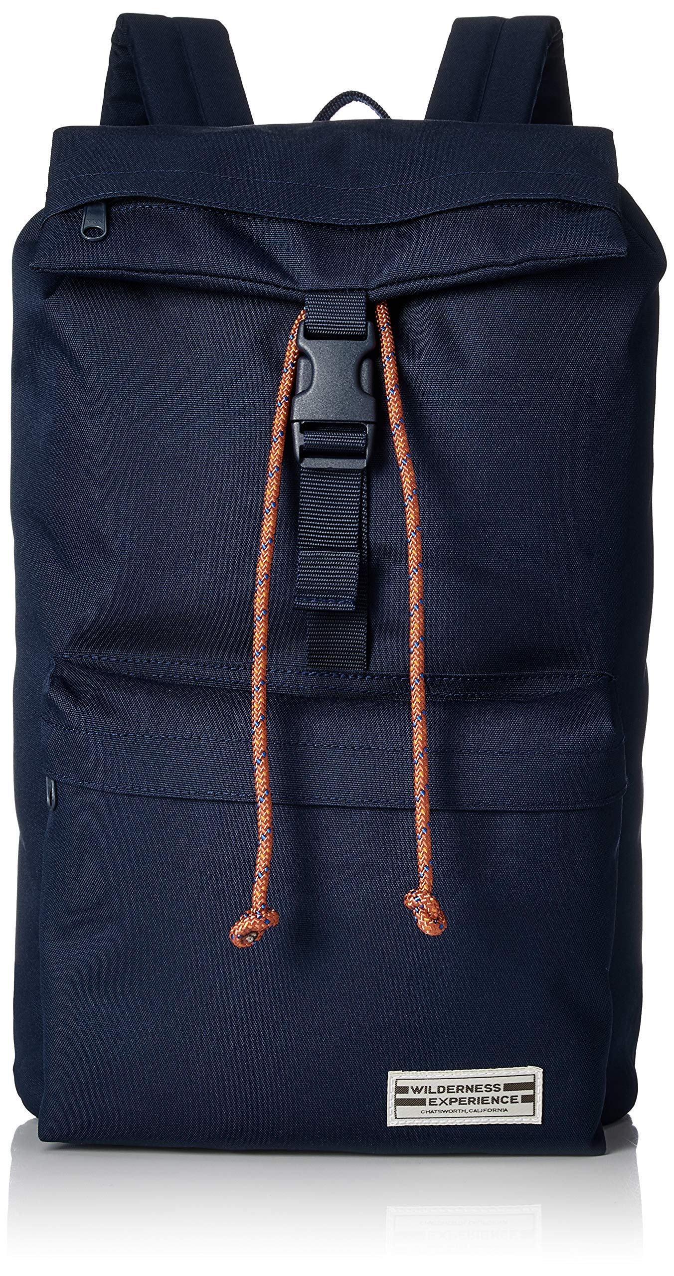 

Wilderness Experience Meadow Backpack with Leather, B4 Capacity, Navy